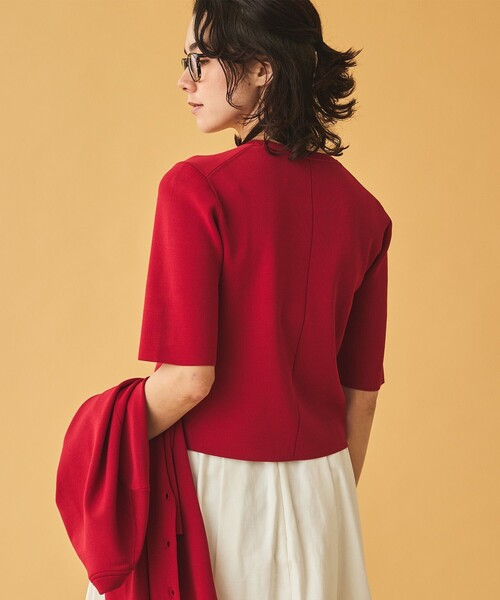AIGLE（エーグル）の「UVカット ミディアムスリーブTシャツ（Tシャツ/カットソー・レディース・レッド/グレー/ダークネイビー・M/S/L）」の7枚目の写真