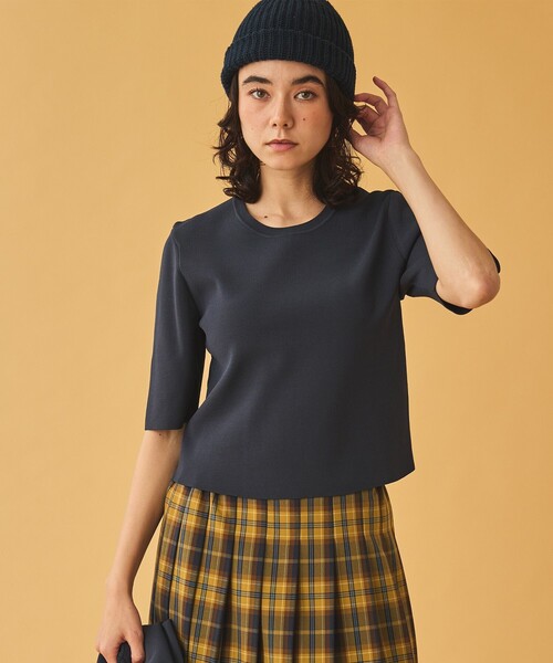 AIGLE（エーグル）の「UVカット ミディアムスリーブTシャツ（Tシャツ/カットソー・レディース・レッド/グレー/ダークネイビー・M/S/L）」の21枚目の写真