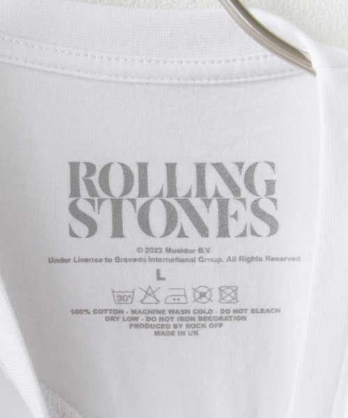 UNSTOA(アンストア)の「THE ROLLING STONES / UNISEX T-SHIRT: STEEL WHEELS (WHITE) / RSTS163MW 秋服 冬服(Tシャツ/カットソー・メンズ・ホワイト・L/M)」の5枚目の写真