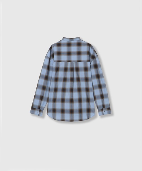 THINGS THAT MATTER(シングス ザット マター)の「MULTIWAY SLEEVE CHECK SHIRT / マルチウェイ スリーブ チェック シャツ(シャツ/ブラウス・レディース・ブルー/アイボリー・FREE)」の22枚目の写真