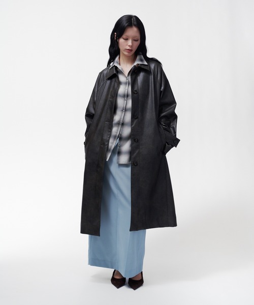 THINGS THAT MATTER(シングス ザット マター)の「MULTIWAY SLEEVE CHECK SHIRT / マルチウェイ スリーブ チェック シャツ(シャツ/ブラウス・レディース・ブルー/アイボリー・FREE)」の20枚目の写真