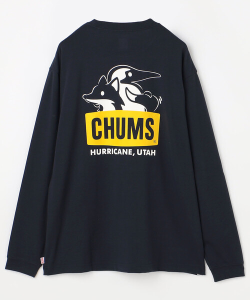CHUMS（チャムス）の「限定展開 CHAMS/チャムス フィルモア ブービーフォックス L/S Tシャツ / Fillmore BoobyFox L/S T / CH01-2872（Tシャツ/カットソー・メンズ・ネイビー/ホワイト/ブラック・SMALL/MEDIUM/LARGE/X-LARGE）」の3枚目の写真