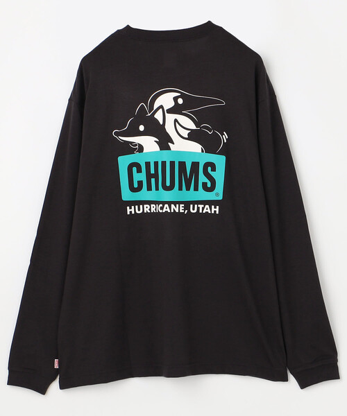 CHUMS（チャムス）の「限定展開 CHAMS/チャムス フィルモア ブービーフォックス L/S Tシャツ / Fillmore BoobyFox L/S T / CH01-2872（Tシャツ/カットソー・メンズ・ネイビー/ホワイト/ブラック・SMALL/MEDIUM/LARGE/X-LARGE）」の2枚目の写真