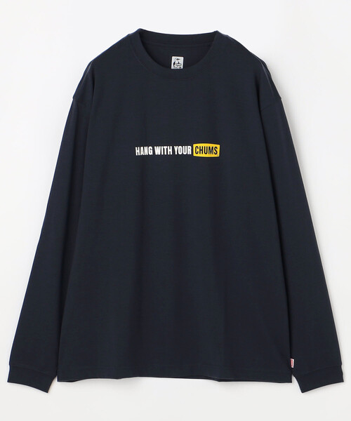 CHUMS（チャムス）の「限定展開 CHAMS/チャムス フィルモア ブービーフォックス L/S Tシャツ / Fillmore BoobyFox L/S T / CH01-2872（Tシャツ/カットソー・メンズ・ネイビー/ホワイト/ブラック・SMALL/MEDIUM/LARGE/X-LARGE）」の4枚目の写真