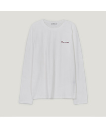FOETO レタリング オーバーサイズ 長袖 Tシャツ
