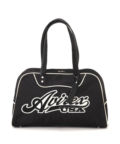 AVIREX（アヴィレックス）の「《WEB&DEPOT限定》LOGO BOSTON BAG（ボストンバッグ・レディース・レッド/ブラック/ホワイト系その他・F）」の5枚目の写真