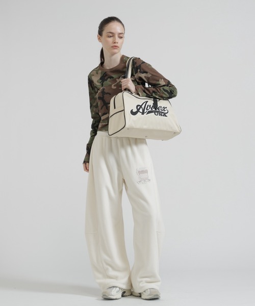 AVIREX（アヴィレックス）の「《WEB&DEPOT限定》LOGO BOSTON BAG（ボストンバッグ・レディース・レッド/ブラック/ホワイト系その他・F）」の16枚目の写真