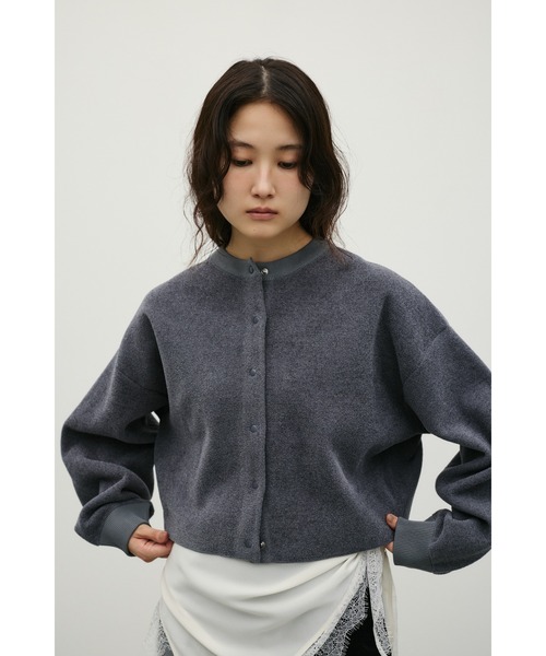 STYLEMIXER(スタイルミキサー)の「リバーシブルベロアカーディガン(カーディガン/ボレロ・レディース・キャメル/グレー/ネイビー・FREE)」の19枚目の写真