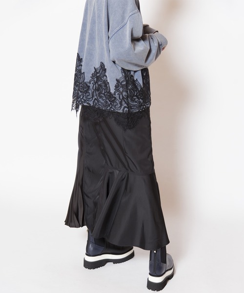 OSMOSIS(オズモーシス)の「切替プリーツスカート(スカート・レディース・ブラウン/カーキ/ブラック・ONE SIZE)」の20枚目の写真