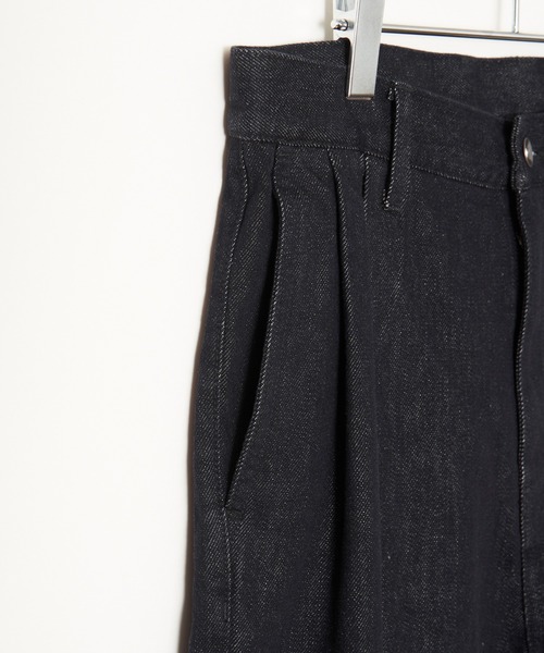 ikka(イッカ)の「2タックデニムワイドパンツ(その他パンツ・メンズ・ネイビー・L/M)」の5枚目の写真