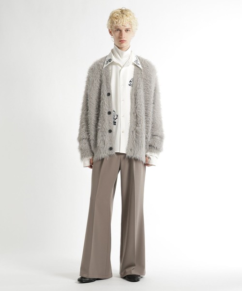 HARE（ハレ）の「TOROMIワイドフレアパンツ(HARE)（スラックス・メンズ・ブラック/グレー/ブラウン・LARGE/MEDIUM/SMALL）」の11枚目の写真