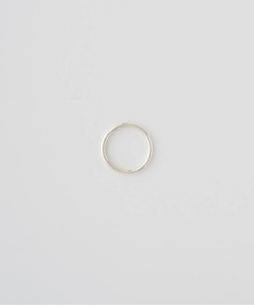 SHRINE（シュライン）の「【SHRINE】BASIC RING W/ STONE SLV/CLR（リング・メンズ・シルバー・13）」の3枚目の写真