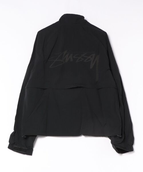 yield(イールド)の「【STUSSY】ステューシー WARM UP JACKET ナイロン ジャケット(ナイロンジャケット・メンズ・ブラック・M/L/XL)」の4枚目の写真
