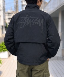 【STUSSY】ステューシー WARM UP JACKET ナイロン ジャケット