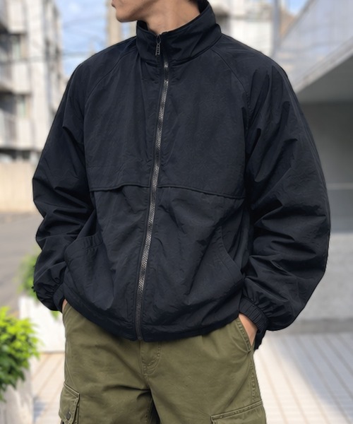 yield(イールド)の「【STUSSY】ステューシー WARM UP JACKET ナイロン ジャケット(ナイロンジャケット・メンズ・ブラック・M/L/XL)」の6枚目の写真