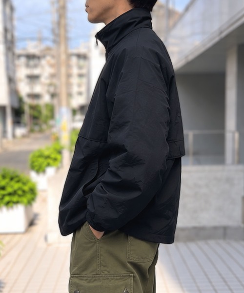 yield(イールド)の「【STUSSY】ステューシー WARM UP JACKET ナイロン ジャケット(ナイロンジャケット・メンズ・ブラック・M/L/XL)」の5枚目の写真