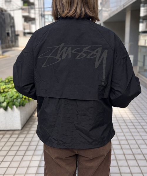 yield(イールド)の「【STUSSY】ステューシー WARM UP JACKET ナイロン ジャケット(ナイロンジャケット・メンズ・ブラック・M/L/XL)」の10枚目の写真