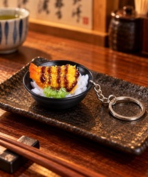 almo（アルモ）の「【Bls】【ZA】【Bling Leads】フェイクフードキーホルダー 丼 えび(BL)（キーホルダー）」