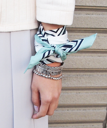 MK MICHEL KLEIN | 【予約】スクエアPTスカーフ(バンダナ/スカーフ)