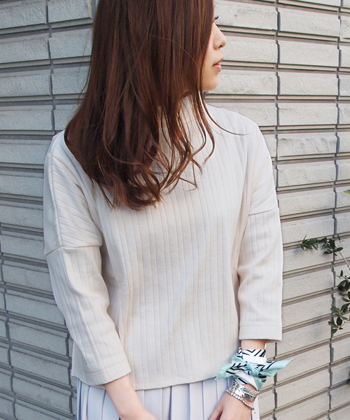 MK MICHEL KLEIN（エムケーミッシェルクラン）の「スクエアPTスカーフ（バンダナ/スカーフ・レディース・ブルー/グリーン・38）」の8枚目の写真