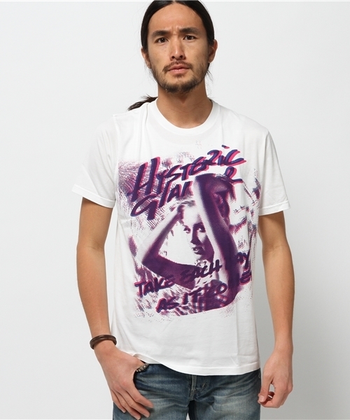 HYSTERIC GLAMOUR（ヒステリックグラマー）の「COMIN’PARADISE pt T-SH（Tシャツ/カットソー・メンズ・ホワイト・SMALL/MEDIUM/LARGE/X-LARGE）」の3枚目の写真