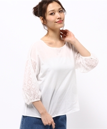 LBC | ジャガード袖2wayブラウス(シャツ/ブラウス)