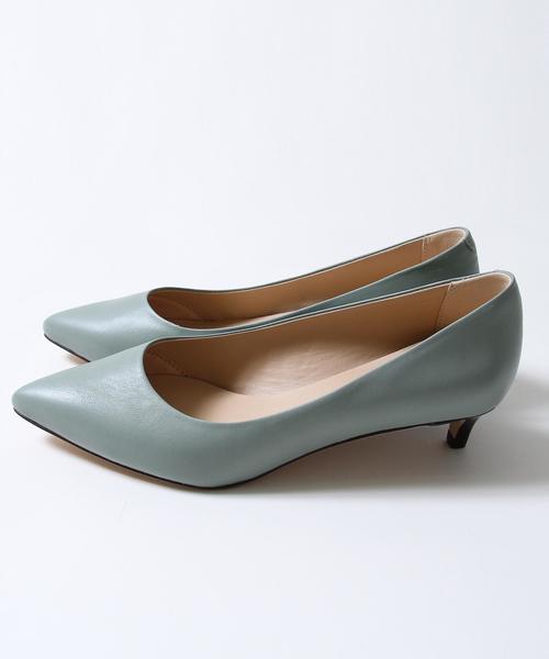 coen（コーエン）の「リアルレザーパンプス（ライトピンク ⇒ WEB限定カラー）（パンプス・レディース・ブラック/ナチュラル/ライトピンク/ライム・SMALL/MEDIUM/LARGE）」の6枚目の写真