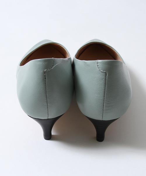 coen（コーエン）の「リアルレザーパンプス（ライトピンク ⇒ WEB限定カラー）（パンプス・レディース・ブラック/ナチュラル/ライトピンク/ライム・SMALL/MEDIUM/LARGE）」の7枚目の写真