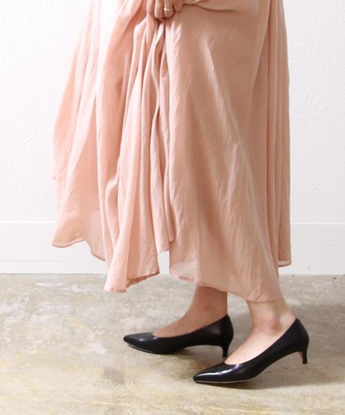 coen（コーエン）の「リアルレザーパンプス（ライトピンク ⇒ WEB限定カラー）（パンプス・レディース・ブラック/ナチュラル/ライトピンク/ライム・SMALL/MEDIUM/LARGE）」の20枚目の写真