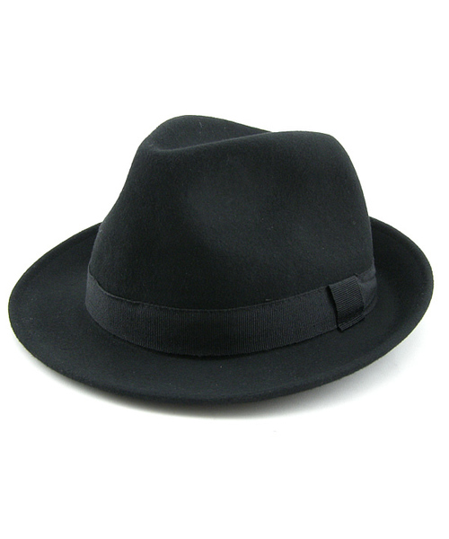 SHIPS（シップス）の「GRILLO:FELT HAT SOLID（ハット・メンズ・ブラック/ライトグレー・ONE SIZE）」の3枚目の写真