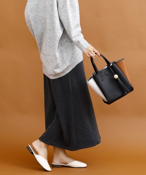 aimoha（アイモハ）の「裏起毛ウォームストレッチミモレ丈ロングスカート (AW) (LV)（スカート・レディース・ブラック/ネイビー/ワインレッド/ブラウン/ダークグレー/グリーン/グレイッシュベージュ/モカ・SMALL/MEDIUM/LARGE）」の21枚目の写真