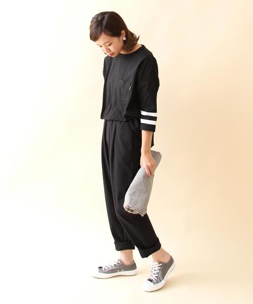 coen(コーエン)の「リラックステーパードパンツ(その他パンツ・レディース・ブラック/グレー/ライトグレー/ネイビー・LARGE/MEDIUM/SMALL)」の15枚目の写真