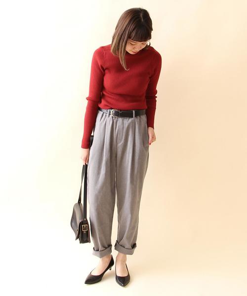 coen(コーエン)の「リラックステーパードパンツ(その他パンツ・レディース・ブラック/グレー/ライトグレー/ネイビー・LARGE/MEDIUM/SMALL)」の8枚目の写真