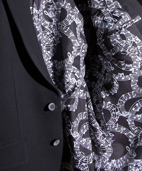 NUMBER (N)INE(ナンバーナイン)の「【NUMBER (N)INE】≪STUDIOUS限定≫ストレッチウールライクテーラードジャケット(テーラードジャケット・メンズ・ブラック/グレー・3/2/1)」の7枚目の写真