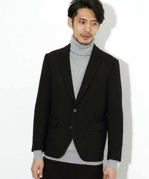 NUMBER (N)INE(ナンバーナイン)の「【NUMBER (N)INE】≪STUDIOUS限定≫ストレッチウールライクテーラードジャケット(テーラードジャケット・メンズ・ブラック/グレー・3/2/1)」の11枚目の写真