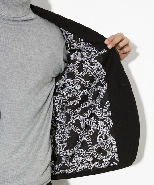 NUMBER (N)INE(ナンバーナイン)の「【NUMBER (N)INE】≪STUDIOUS限定≫ストレッチウールライクテーラードジャケット(テーラードジャケット・メンズ・ブラック/グレー・3/2/1)」の18枚目の写真