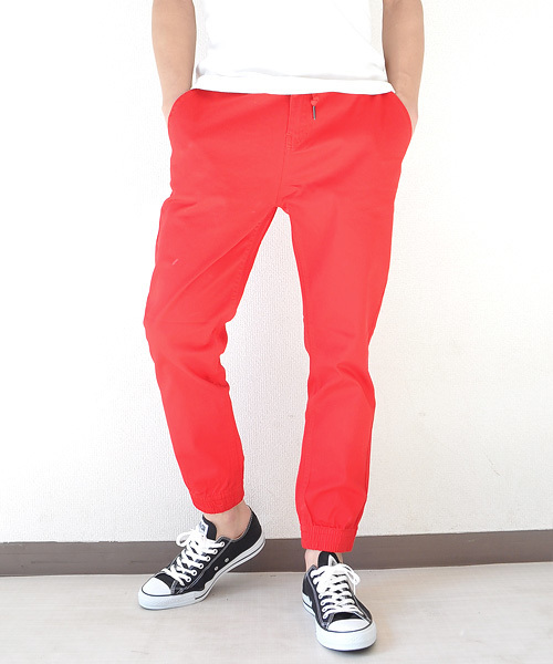 VIBGYOR（ヴィブジョー）の「VIBGYOR Select/ カラージョガーパンツ カラーパンツ ジョグパンツ（その他パンツ・メンズ・ホワイト/レッド/ブラック/カーキ/ネイビー/ブルー/ベージュ・X-LARGE/SMALL/MEDIUM/LARGE）」の7枚目の写真