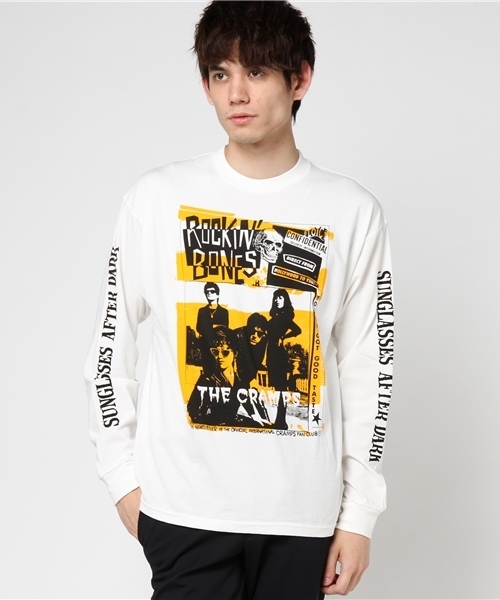 HYSTERIC GLAMOUR(ヒステリックグラマー)の「CR/ROCK’N BONES COVER プリント リブ付Tシャツ(Tシャツ/カットソー・メンズ・ホワイト/イエロー/ブルー・X-SMALL/SMALL/MEDIUM/LARGE)」の11枚目の写真