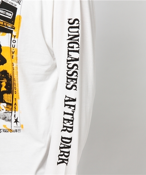 HYSTERIC GLAMOUR(ヒステリックグラマー)の「CR/ROCK’N BONES COVER プリント リブ付Tシャツ(Tシャツ/カットソー・メンズ・ホワイト/イエロー/ブルー・X-SMALL/SMALL/MEDIUM/LARGE)」の4枚目の写真