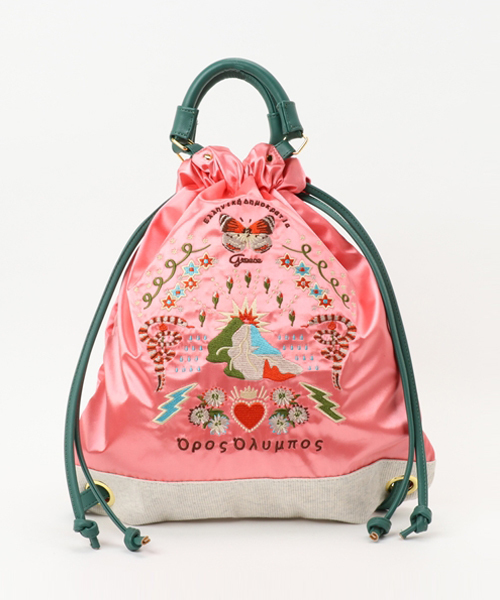 Flapper Bags フラッパー の スカジャン刺繍ナップサック バックパック リュック Wear