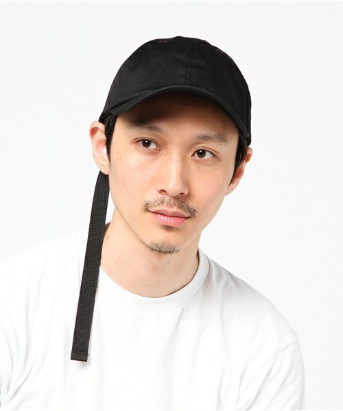 EMMA NOVEMBER　（エマノーヴェンバー）の「ロングストラップキャップ（キャップ・メンズ・ブラック/ホワイト・FREE）」の2枚目の写真
