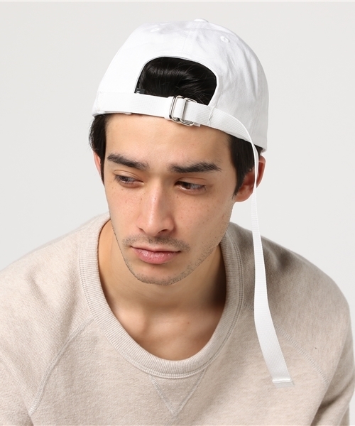 EMMA NOVEMBER　（エマノーヴェンバー）の「ロングストラップキャップ（キャップ・メンズ・ブラック/ホワイト・FREE）」の3枚目の写真