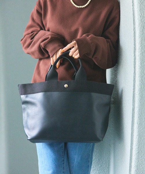 トプカピブレスA4トートバッグBreathTOPKAPI【RIPPLEリプルネオレザー】レディース日本製大容量トートA4軽量ビジネス大きめバック