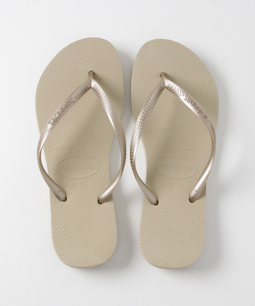 havaianas（ハワイアナス）の「HAVAIANAS SLIM BEACH SANDAL◆（ビーチサンダル・レディース・ゴールド・36/37）」の12枚目の写真