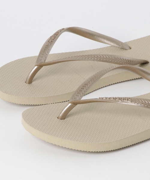 havaianas（ハワイアナス）の「HAVAIANAS SLIM BEACH SANDAL◆（ビーチサンダル・レディース・ゴールド・36/37）」の7枚目の写真