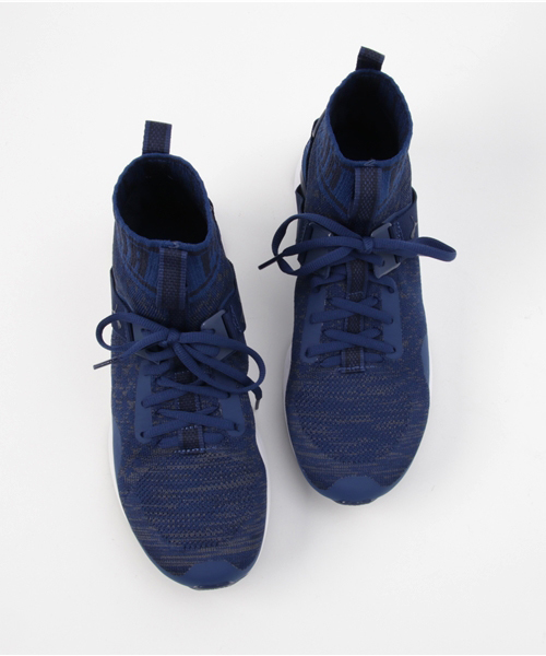 PUMA（プーマ）の「プーマ イグナイト EVOKNIT（スニーカー・メンズ・ネイビー・25.0cm/28.0cm/29.0cm/25.5cm/26.5cm/27.5cm/26.0cm/27.0cm/28.5cm/30.0cm）」の3枚目の写真