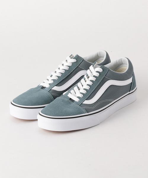 VANS（バンズ）の「VANS（バンズ） OLD SKOOL（スニーカー・レディース・グレー/ワインレッド・5h/6/6h/5）」の3枚目の写真