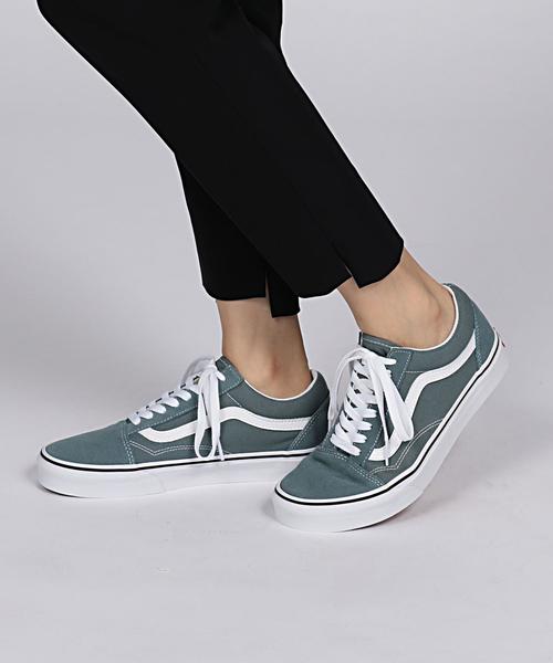 VANS（バンズ）の「VANS（バンズ） OLD SKOOL（スニーカー・レディース・グレー/ワインレッド・5h/6/6h/5）」の10枚目の写真