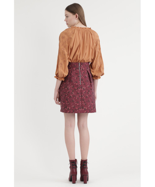 JILL STUART（ジルスチュアート）の「フラワーエンブロイダリーブラウス（シャツ/ブラウス・レディース・パープル/ブラック/イエロー・MEDIUM/SMALL）」の17枚目の写真