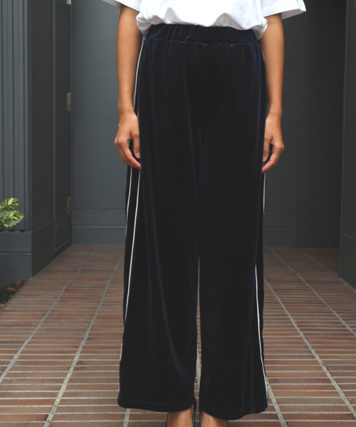 FREE'S MART（フリーズマート）の「◆パイピングラインベロアパンツ（その他パンツ・レディース・ネイビー/ブラウン/ピンク・FREE）」の16枚目の写真